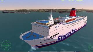 VSF Stena Europe Zeebrugge  Harwich Virtual Cruise [upl. by Wimsatt]