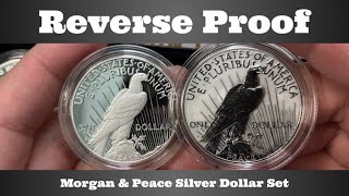 US Mint 2023S Reverse Proof Morgan amp Peace Silver Dollar Set [upl. by Tigirb112]