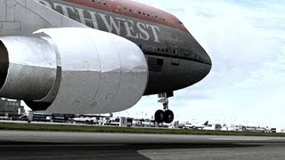 The Boeing 747  Queen of the skies  An FSX movie [upl. by Ion294]