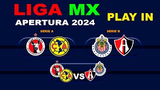 FECHAS HORARIOS Y CANALES PARA EL PLAY IN DE LA LIGA MX APERTURA 2024 [upl. by Ylirama926]