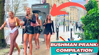 THE BEST FUNNIEST REACTIONS COMPILATION OF BUSHMAN PRANK 2024 [upl. by Timotheus]