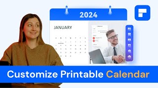 Customize Printable Business Calendar 2024 [upl. by Tnomel396]