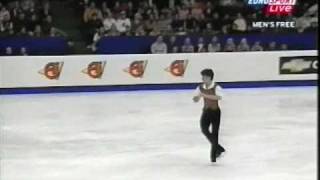 Stephane Lambiel 2003 Euro FS Chocolate [upl. by Aholah267]