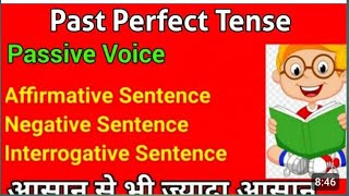 Active to Passive voice in the Past Perfect tense [upl. by Gainor]