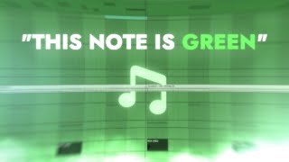 Creating GREEN Music by SEEING COLORS [upl. by Anowahs]