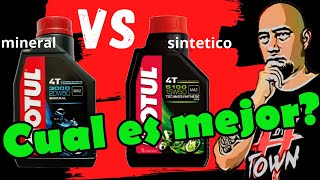 🛢¿Cual es el MEJOR quotAceitequot para mi Moto 🔴 mineral semi sintetico o sintetico [upl. by Ahsyas615]