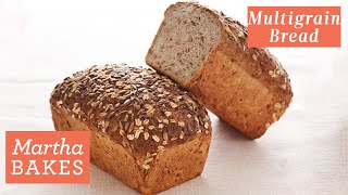 Martha Stewart’s Multigrain Bread  Martha Bakes Recipes  Martha Stewart [upl. by Yelime]