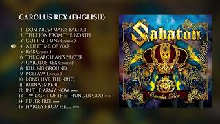 SABATON  Carolus Rex  English Full Album [upl. by Odrarebe]