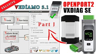 Vediamo 51 в режиме J2534 Не возможное возможно Подключение Open Port 2 VXDIAG SE VCX Part J [upl. by Nehtanoj177]