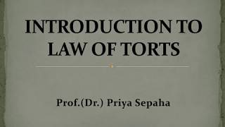 Introduction to Torts [upl. by Arnuad]