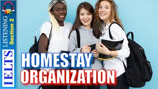 Real IELTS Listening Test  Section 2  Homestay Organization [upl. by Hughes]