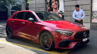 2021 MERCEDES AMG A45 S NEW Full Review BRUTAL HyperHatchback SOUND Exterior Interior 4MATIC [upl. by Nirad]