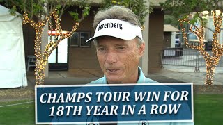 Bernhard Langer 18 Straight Years Of Champs Tour Wins After Charles Schwab Cup Championship [upl. by Aliel]