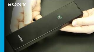 How to change the battery on the 2010 amp 2011 Bravia television remote [upl. by Ariamo708]