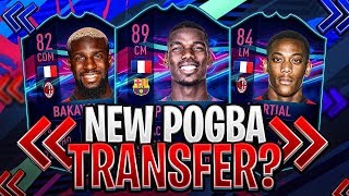 NEW FIFA 19 TRANSFERS POGBA TO BARCA [upl. by Azilef]