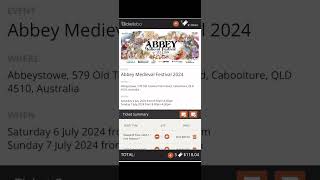 How to buy tickets  2024 Abbey Medieval Festival [upl. by Bouchard211]