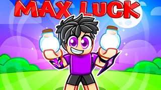 Using MAX LUCK 2 TIMES in Sols RNG [upl. by Aivila541]