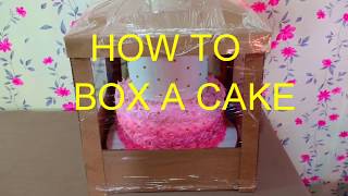 HOW TO BOX A CAKE [upl. by Irami]