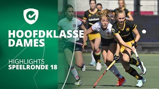 Highlights Hoofdklasse Dames  20212022  Speelronde 18 [upl. by Revkah]