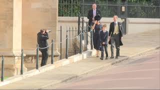 Prince Edward and Sophie Countess of Wessex arrive at royal wedding [upl. by Zantos]