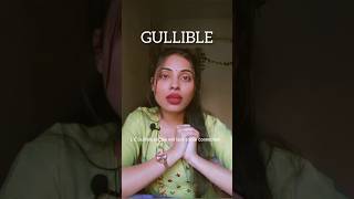 Word  GULLIBLE learnenglish english vocabulary englishlearning englishlanguage [upl. by Libnah]