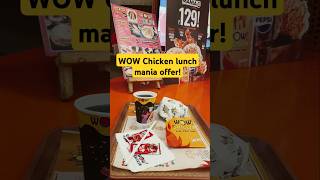 Wow chicken lunch mania offer Durga puja 2024 foodie durgapuja budgetfood [upl. by Bran]