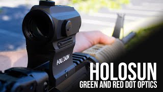 Holosun HS403B  Red Dot amp Green Dot Optics [upl. by Rese]