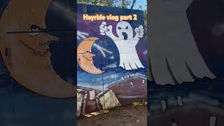 Hayride vlog halloween hayride vlog [upl. by Elitnahc724]