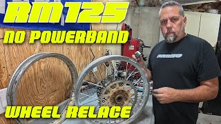 Suzuki RM125 No Powerband and Wheel Respoke Ep99 [upl. by Dami816]