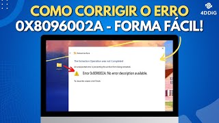 Como CORRIGIR o Erro 0x8096002A de Forma FÁCIL [upl. by Bink]