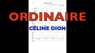 Ordinaire  Céline Dion  Choeur [upl. by Roydd516]