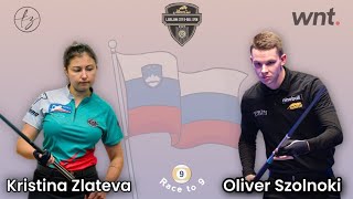 Oliver Szolnoki HUN vs Kristina Zlateva BUL WNT Mezz Ljubljana open 2023 [upl. by Ahens]