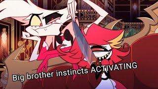 Hazbin Hotel Angel Dust And Niffty Being Siblings For 2 Minutes [upl. by Alyakcm]