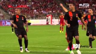 BELGIUMs highlights 42 Netherlands  Friendly  20120815 [upl. by Lletnahc]