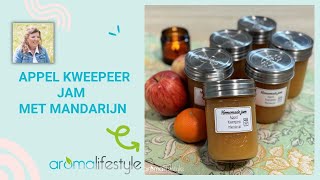 Lekker jam met herfstfruit appel kweepeer mandarijn jam [upl. by Gingras]