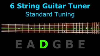 6 String Guitar Tuner  Standard Tuning [upl. by Lepp148]