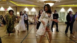 Carinito Line Dance Presentation for Dr Cesar amp Lilia Cumbas Golden Wedding Anniversary 6302018 [upl. by Airotahs]