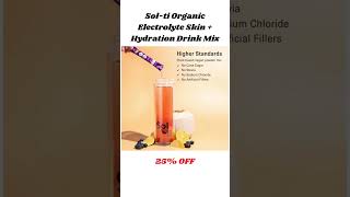 Solti Organic Electrolyte Skin  Hydration Drink Mix [upl. by Guglielmo]