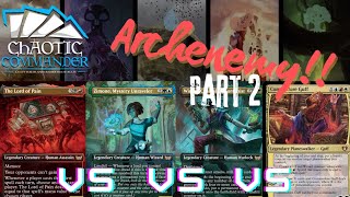 Zimone is the Enemy Archenemy Round 2 Chaotic Commander MTG EDH Gameplay [upl. by Yerkovich144]