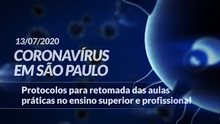 Coronavírus  Protocolos para retomada das aulas práticas no ensino superior e profissional [upl. by Gayelord]