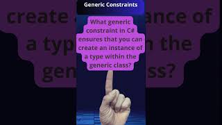 Using the new Generic Constraint in C [upl. by Adnyleb]