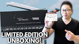 Amex Delta Reserve Better Than the Amex Platinum Delta Reserve B747 Card Unboxing [upl. by Franz]