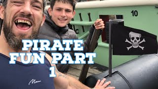 Pirate ship day with my son Ethan part 1 [upl. by Onilegna]