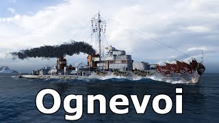 World of WarShips Ognevoi  5 Kills 155K Damage [upl. by Sirroned]