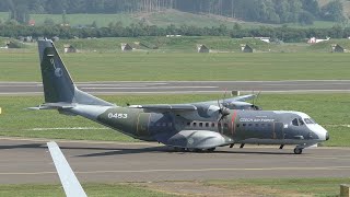 AIRPOWER 24  Czech Air Force CASA C295M 0453 landing at Zeltweg Air Base [upl. by Rehotsirk737]