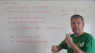 Whom Aprende inglés con Marcos 160 [upl. by Eugeniusz]