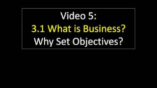 31 4 Why set objectives [upl. by Hatfield]