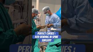 How Spine Surgeons Bend the Rod Before it is Fixed 💪 [upl. by Esilenna]