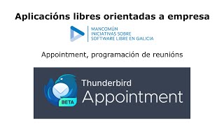 Aplicacións libres orientadas a empresa  Appointment programación de reunións [upl. by Aihtenak374]