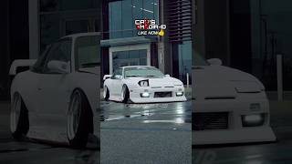 Nissan 180SX CAT EYE😼😎 180SX Stance😉😎 automobile edit nissan 180sx jdm cars [upl. by Tierza]